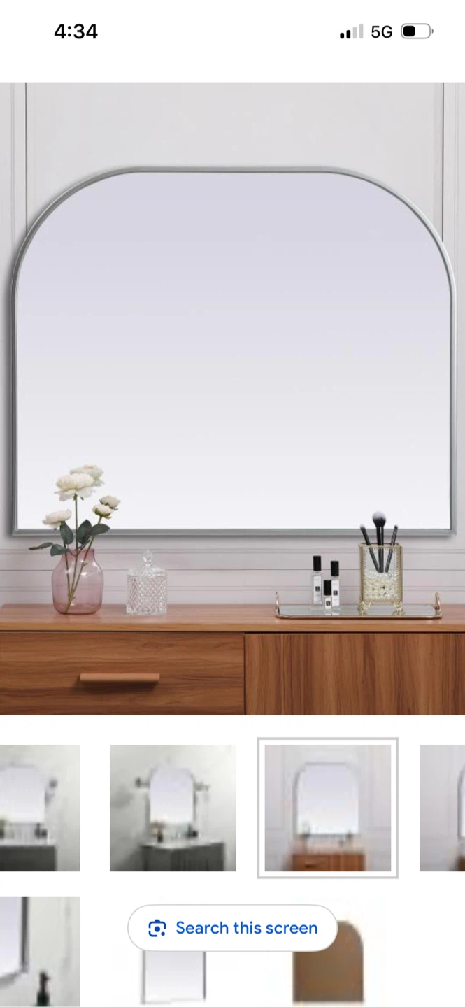 New Framed Arch Mirror 36x30 - photo 4