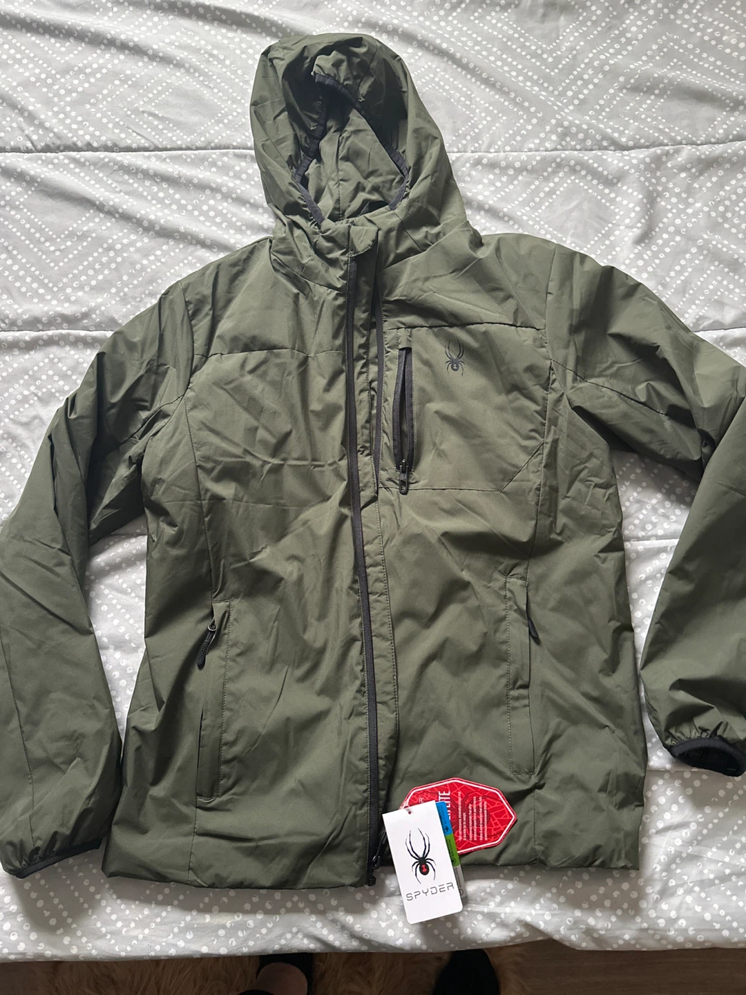 Spyder Olive Green Jacket - Size S