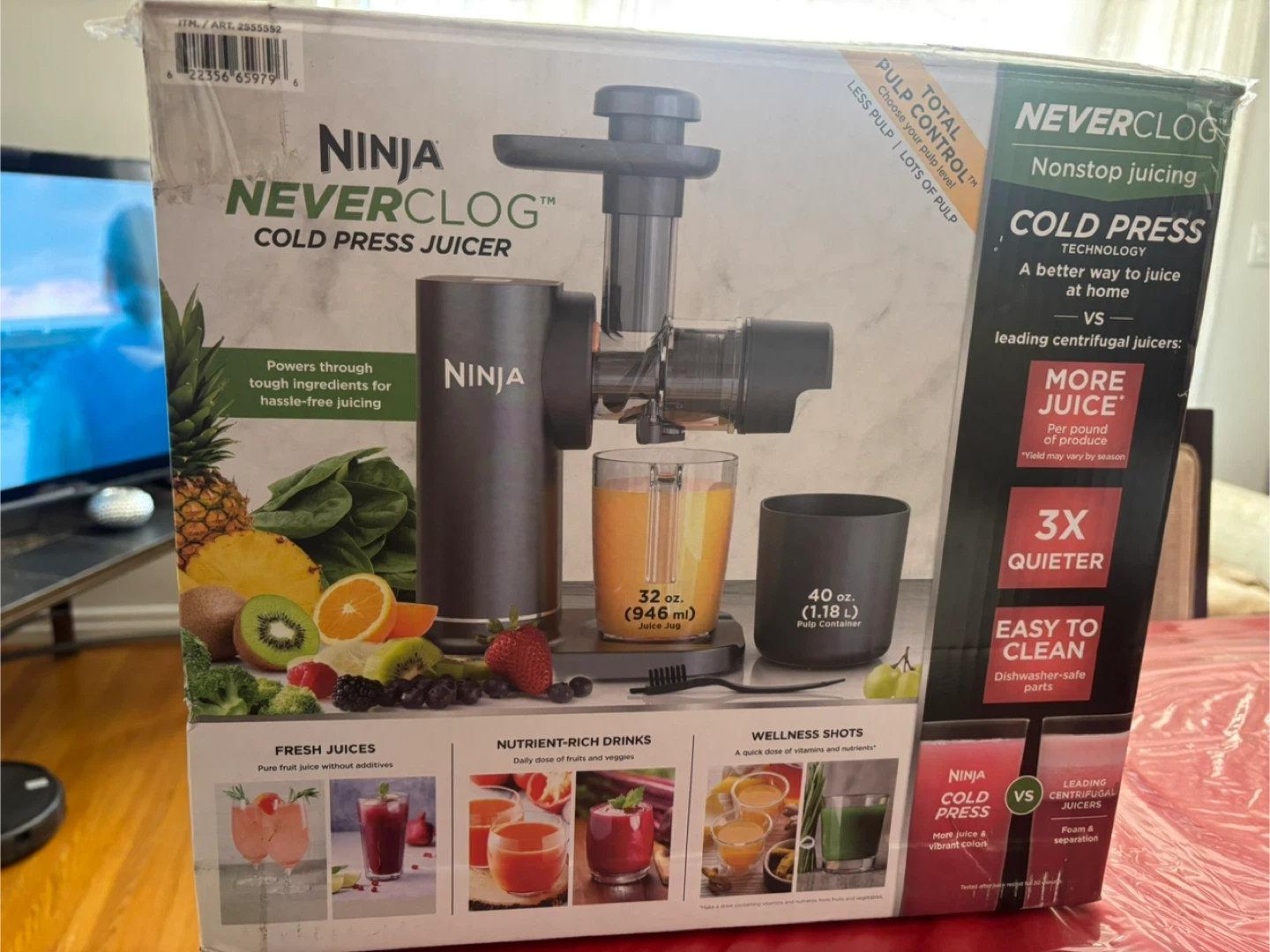 Ninja NeverClog Cold Press Juicer - photo 3