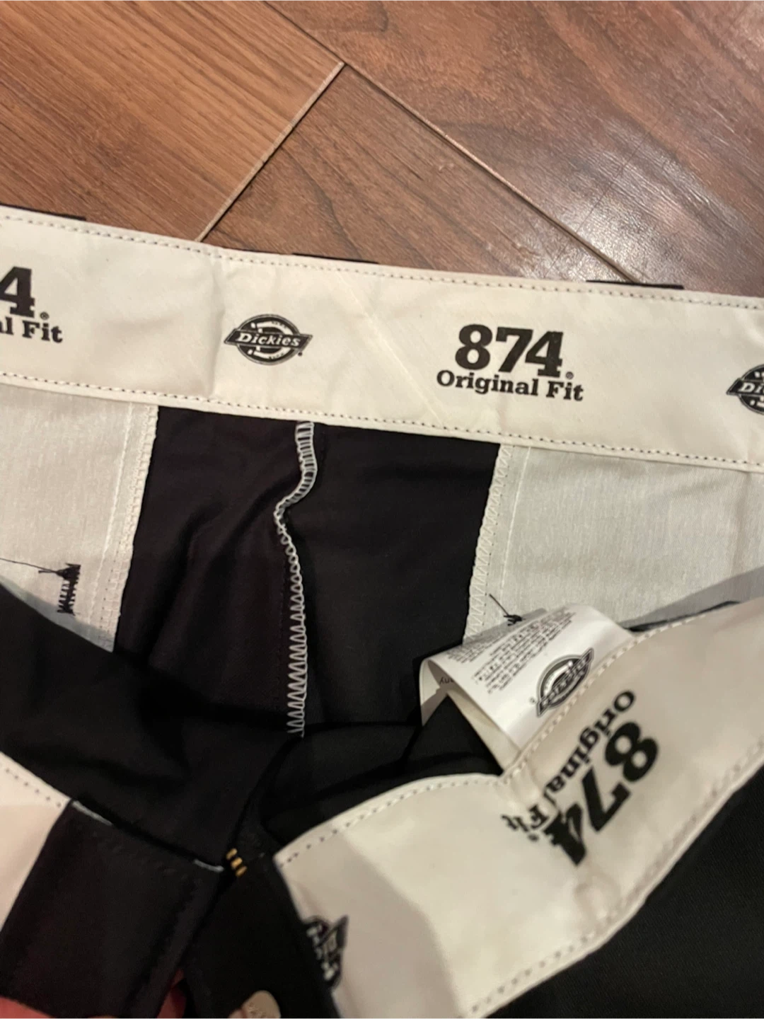 Dickies 874 Original Fit Work Pants 36x30 Black Skate Blink 182 - photo 4