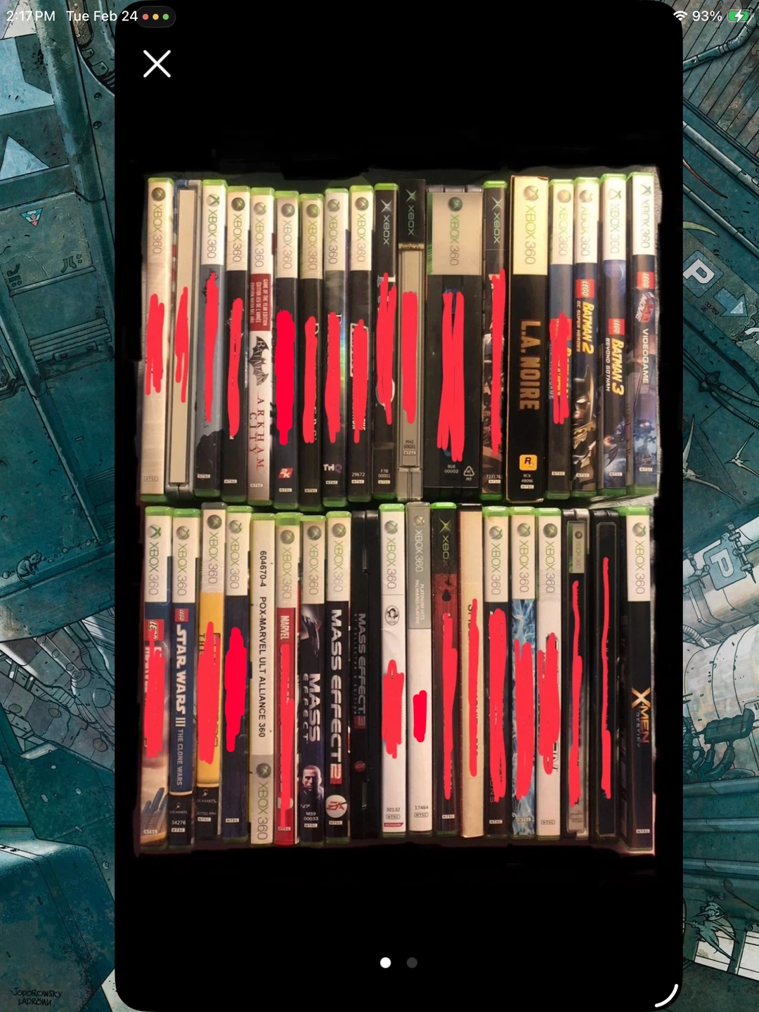 Assorted XBOX/360 games