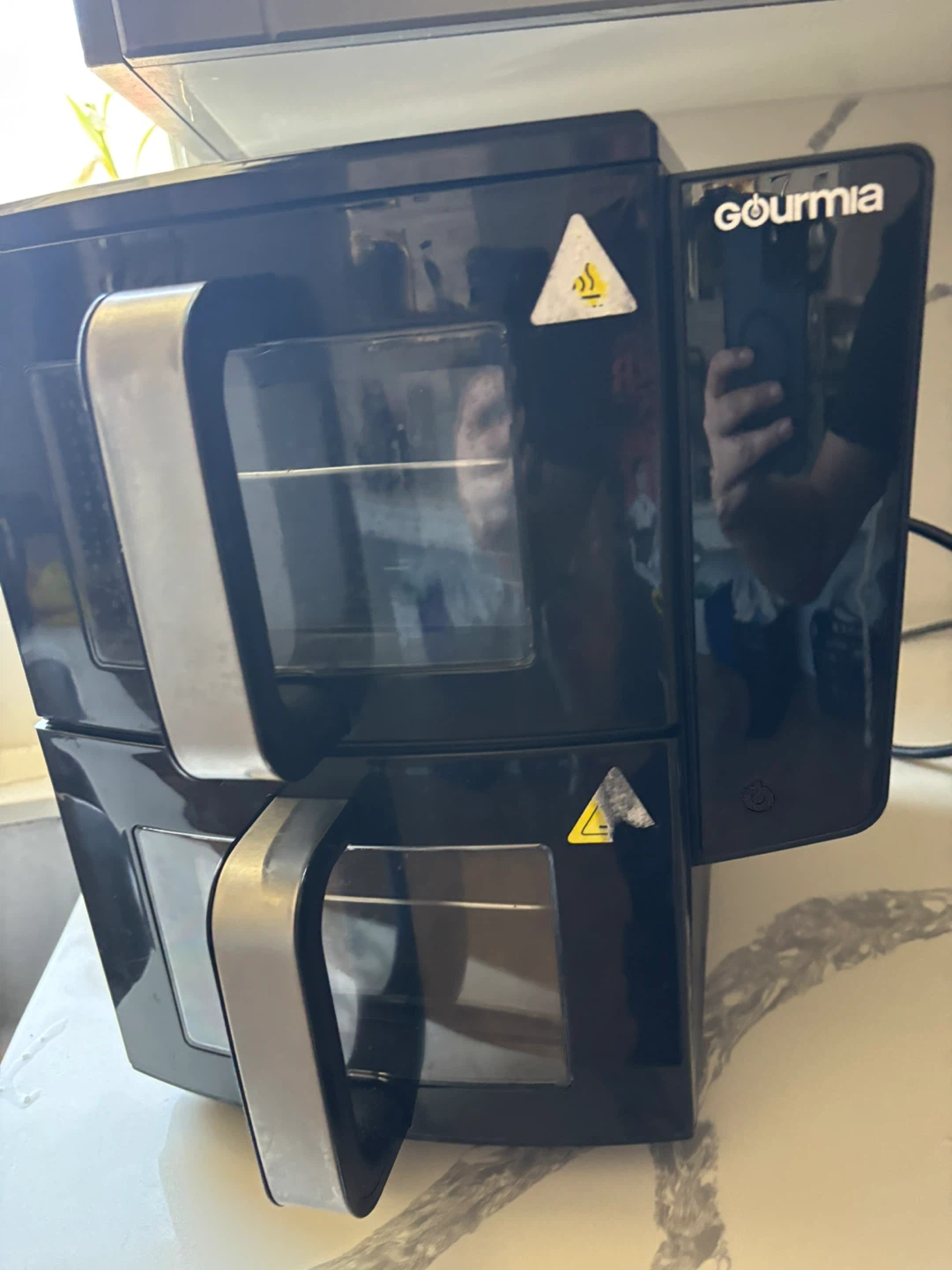 Gourmia 4-Dish Dual Basket Air Fryer 10.4L - photo 3