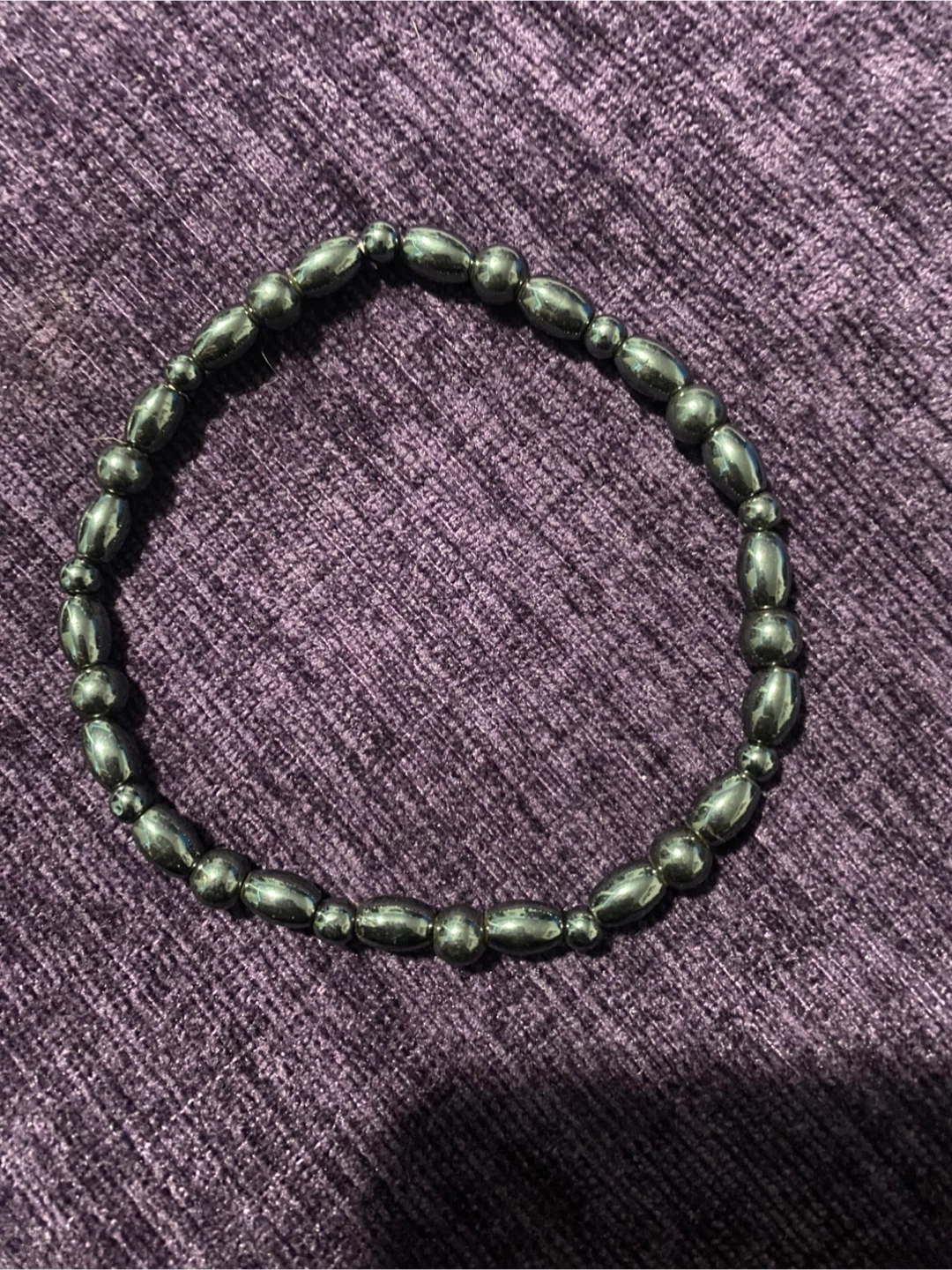 Hematite Beaded Bracelet