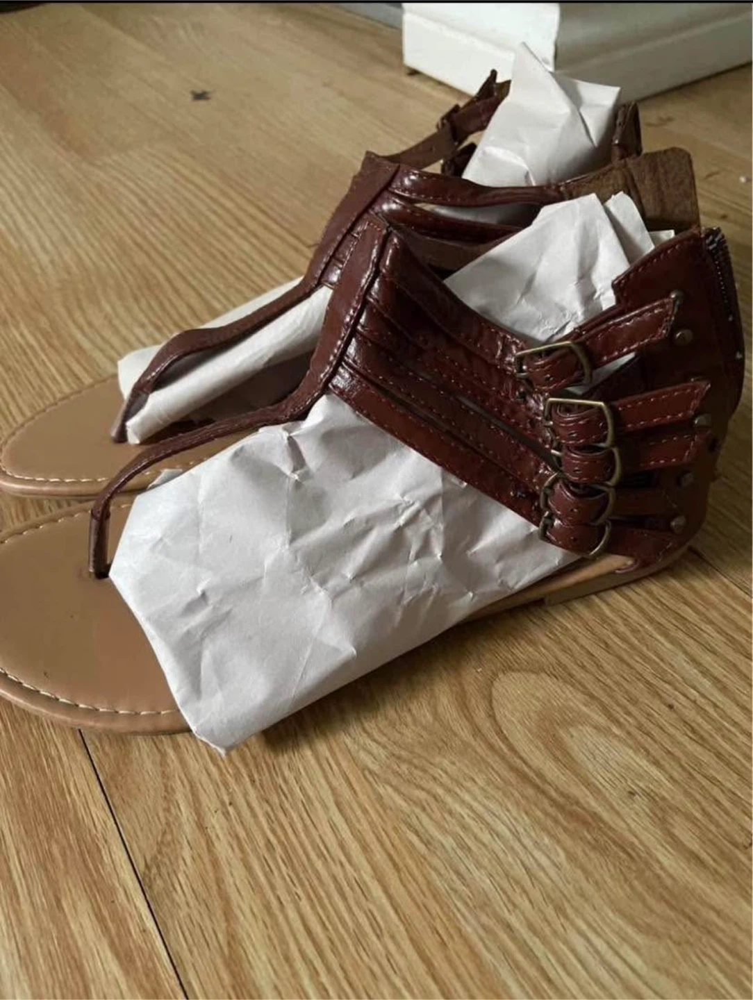 Brown Gladiator Sandals - photo 2