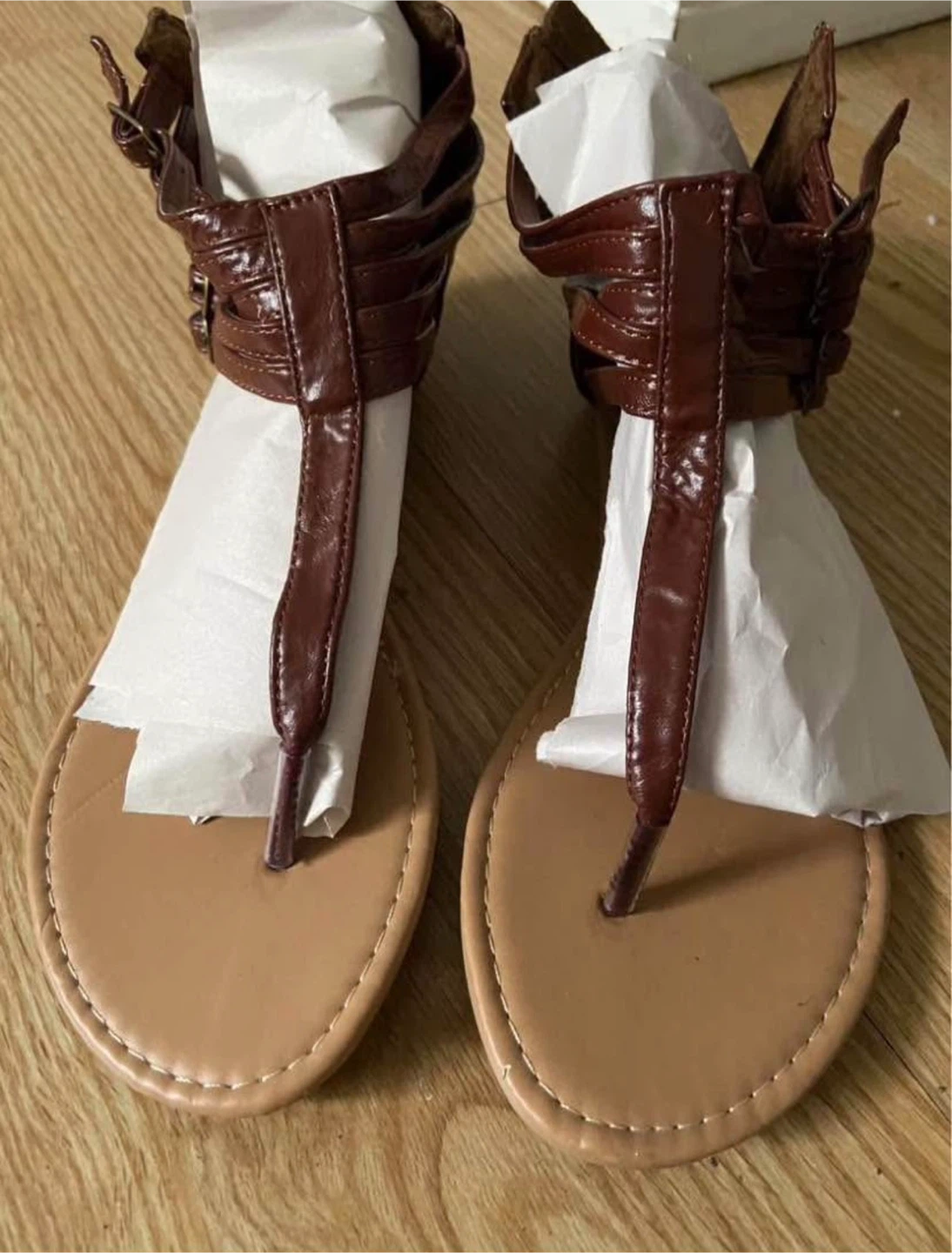 Brown Gladiator Sandals