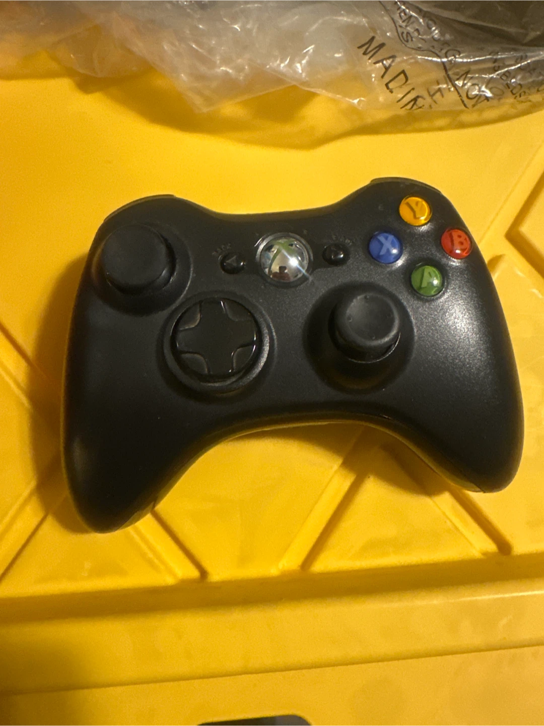 Black Xbox 360 Wireless Controller