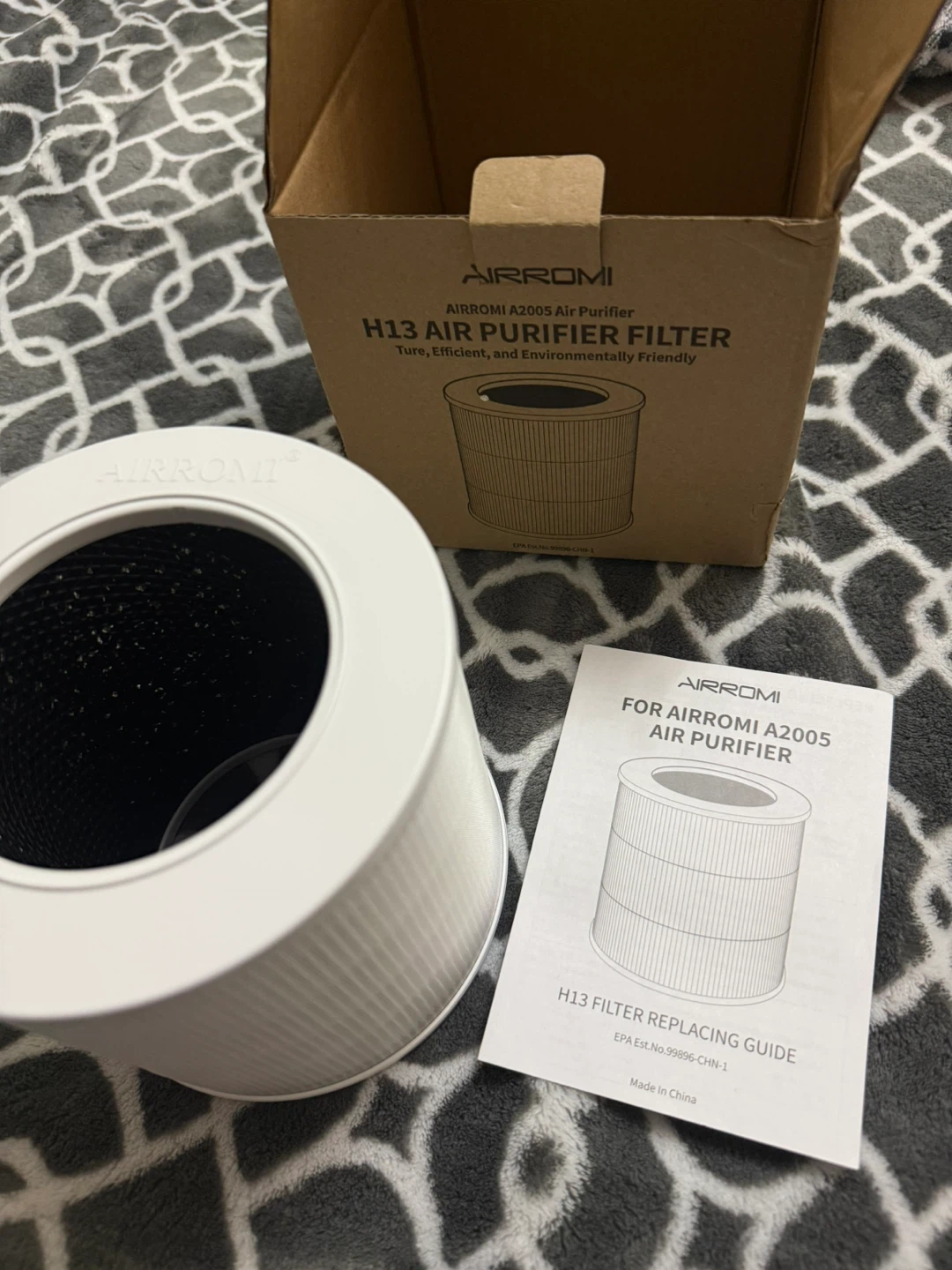 New AIRROMI A2005 H13 Air Purifier Filter