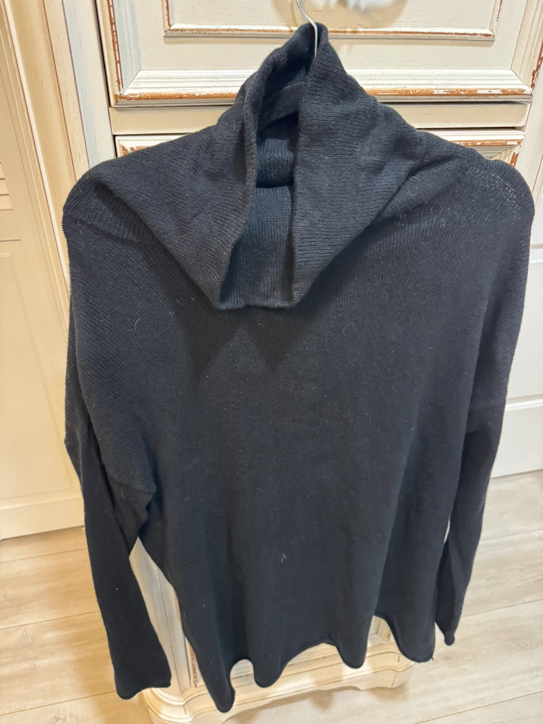 Black Cowl Turtle Neck Sweater - photo 5