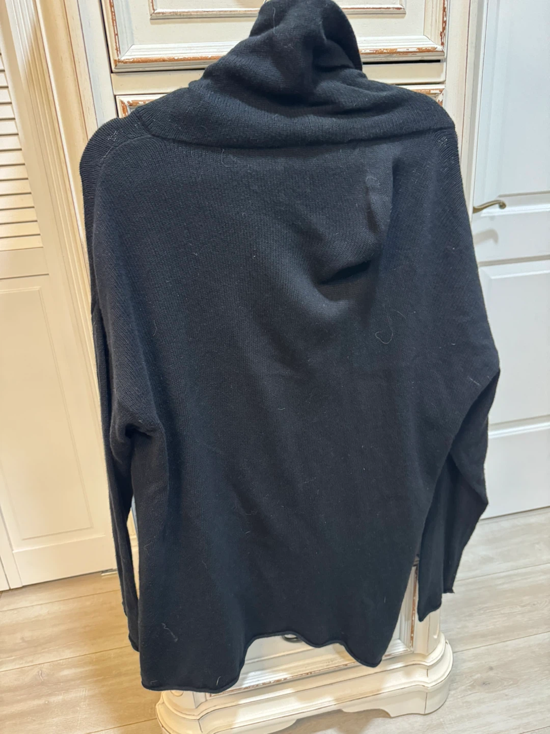Black Cowl Turtle Neck Sweater - photo 3