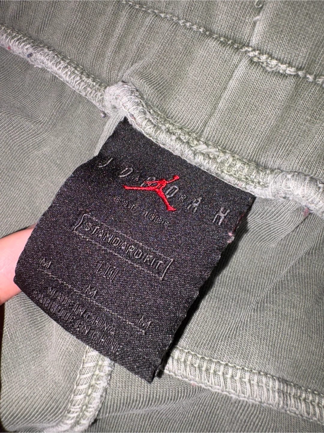 Jordan Standard Fit Cargo Pants Olive Green Size M - photo 2