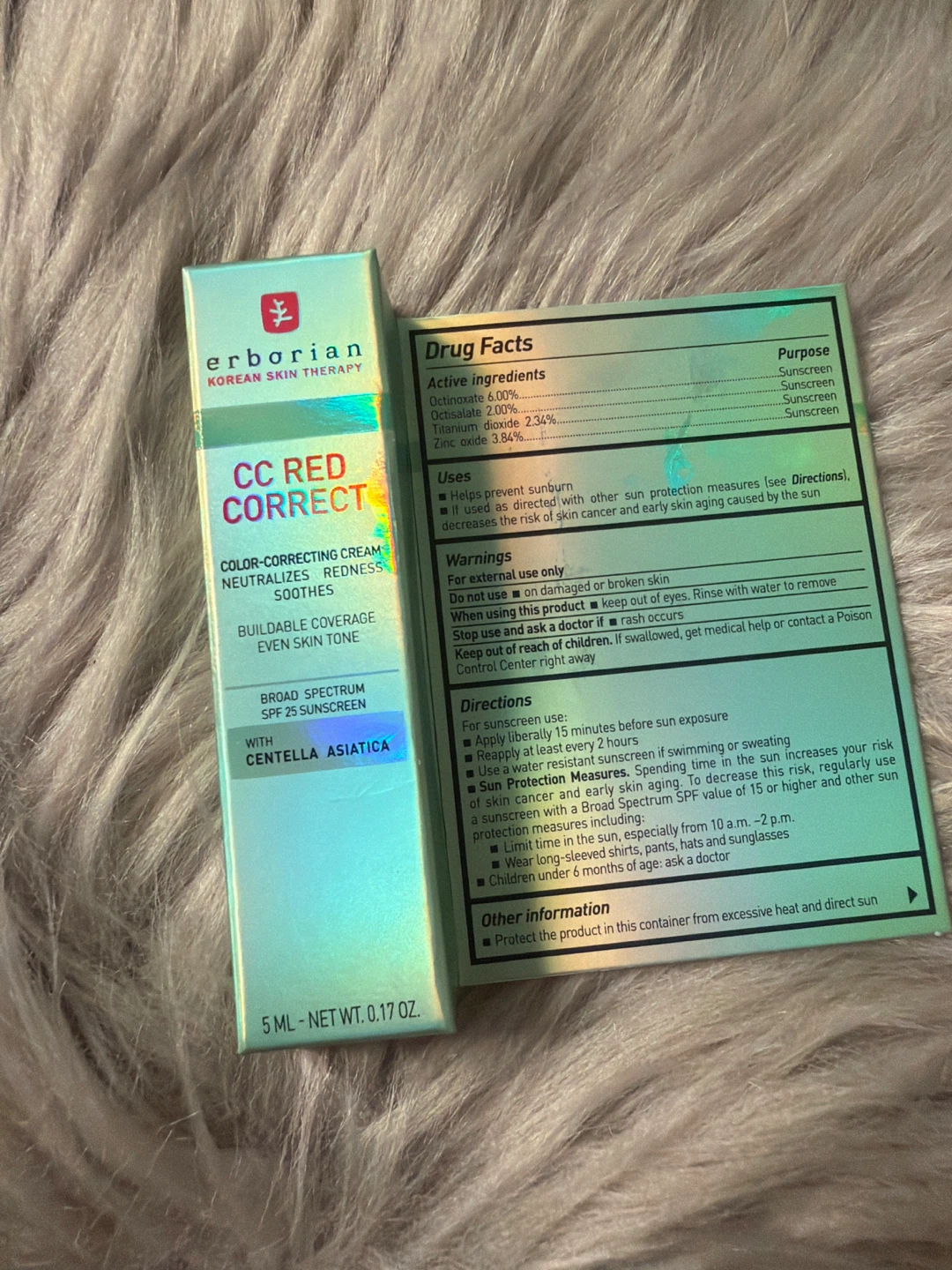 Erborian CC Red Correct Cream SPF 25