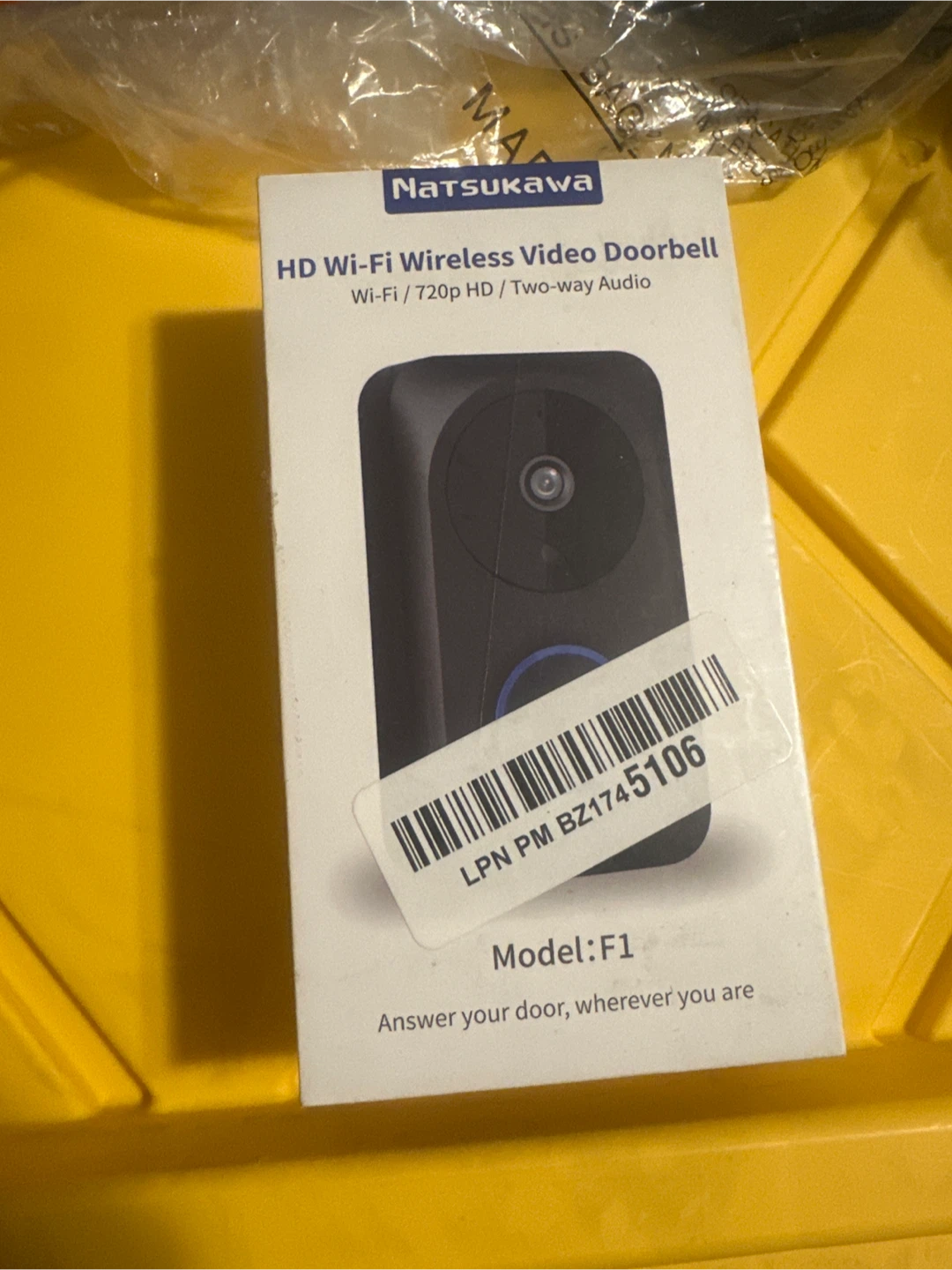 Natsukawa HD Wi-Fi Wireless Video Doorbell