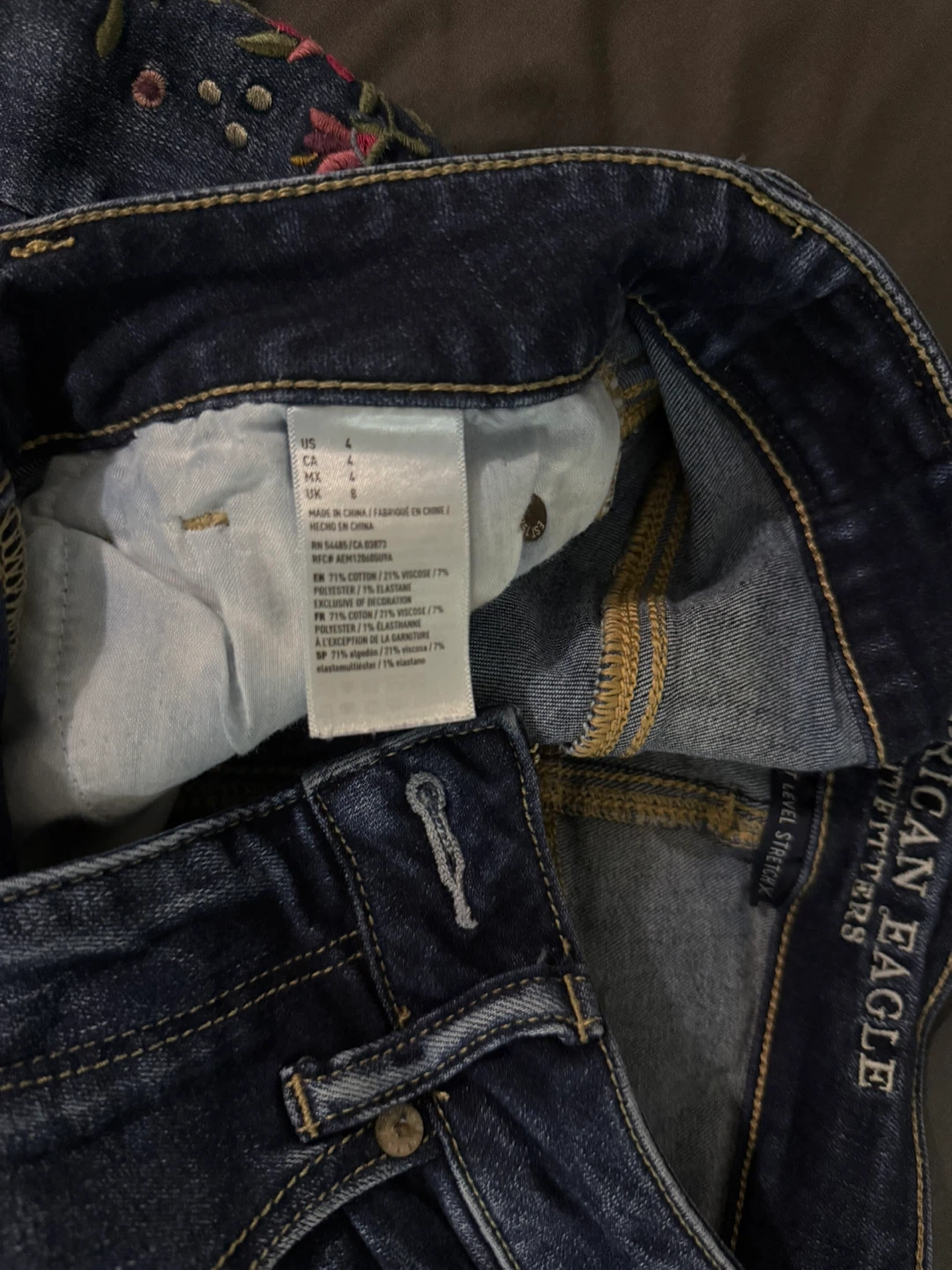 American Eagle Outfitters Embroidered Denim Shorts - photo 3