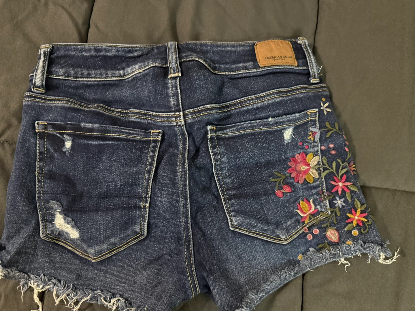 American Eagle Outfitters Embroidered Denim Shorts - photo 2