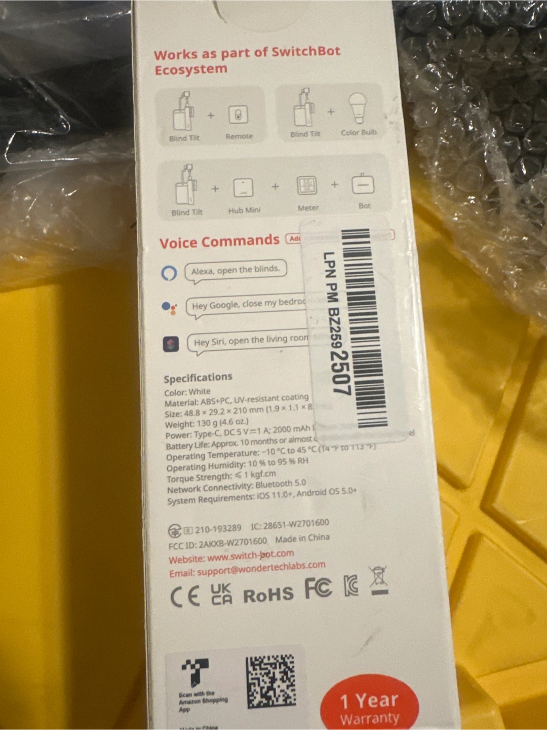 SwitchBot Blind Tilt Smart Blind Controller - photo 3