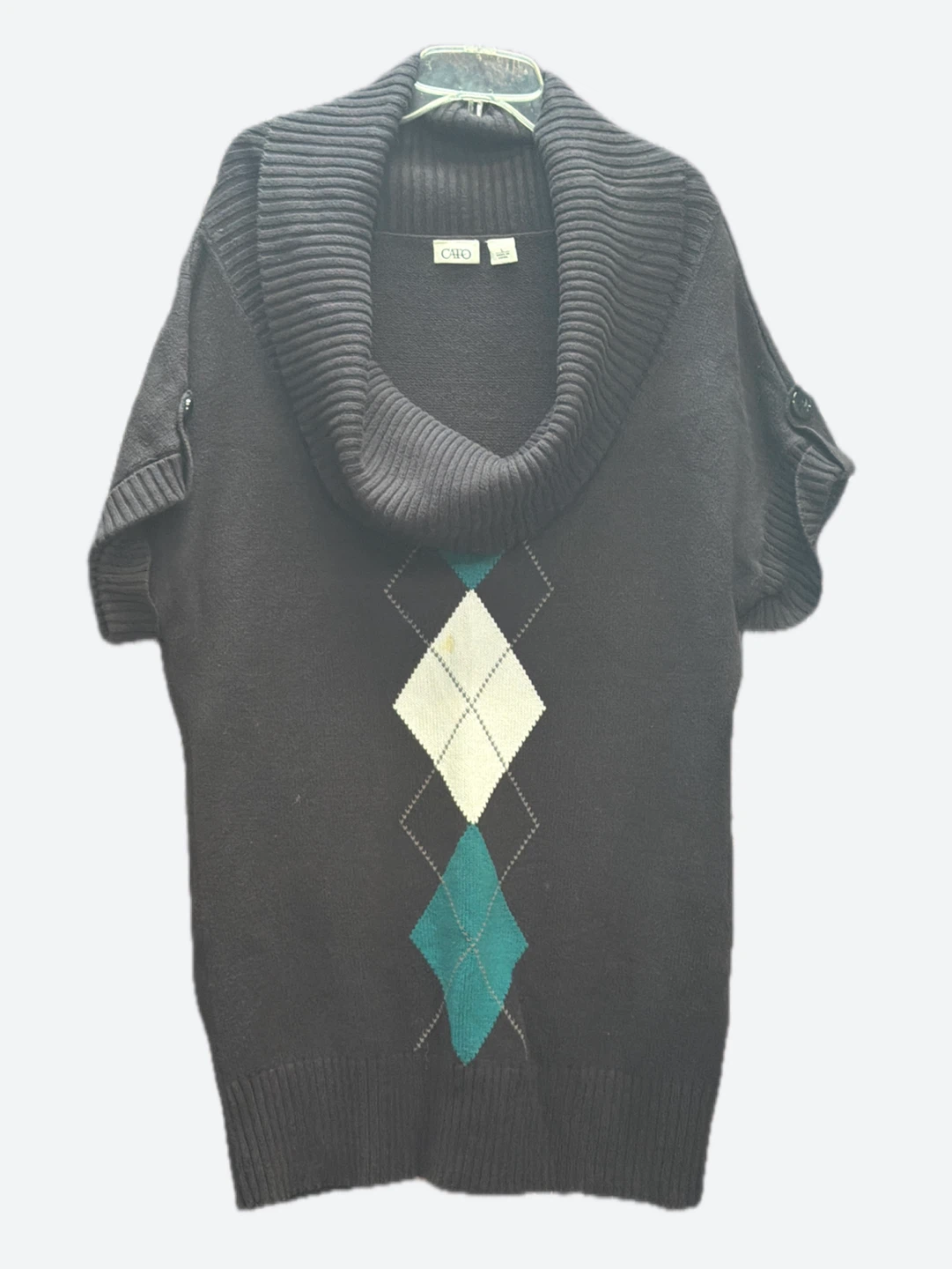 Cato Argyle Cowl Neck Sweater