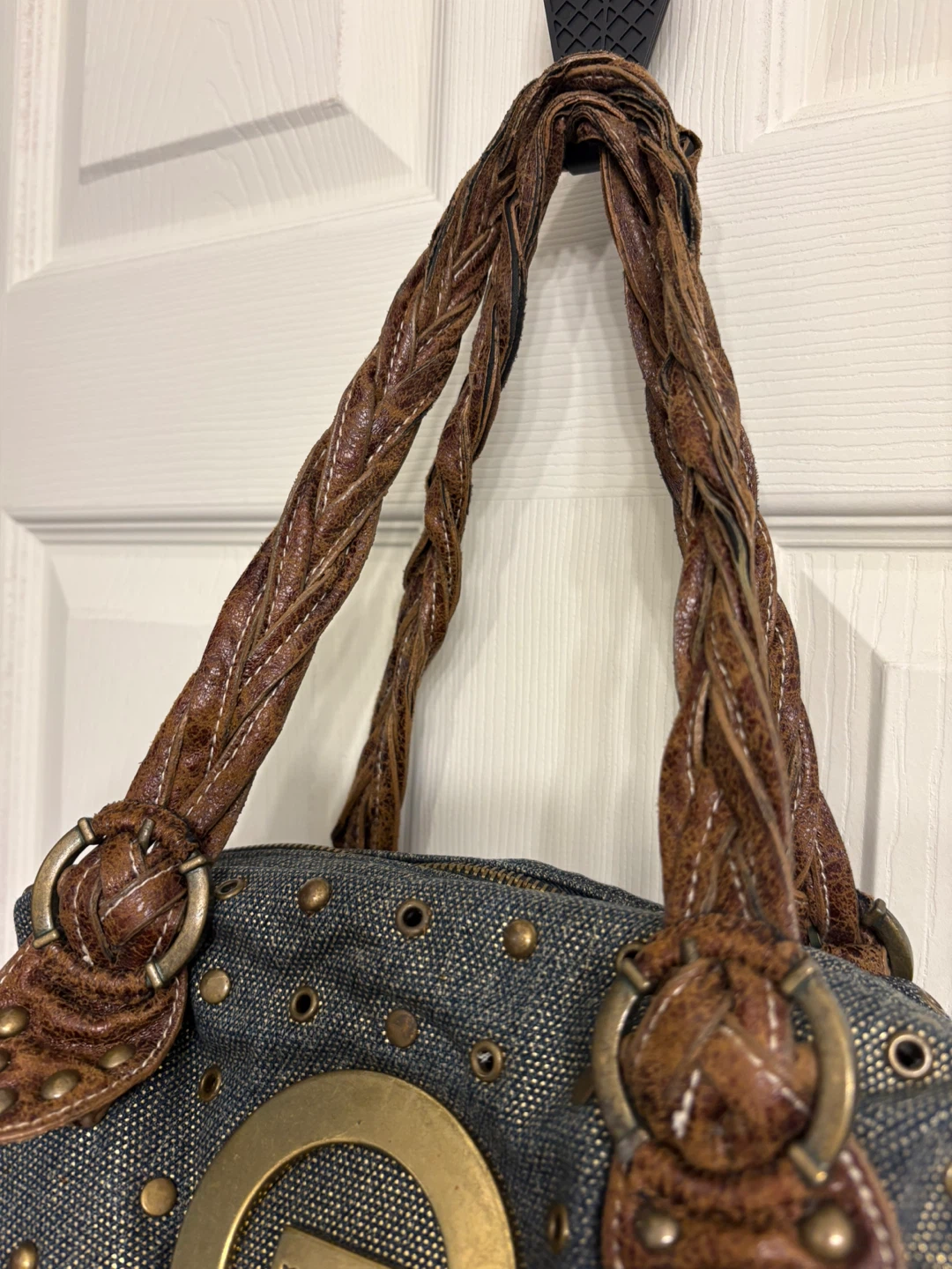 Red by Marc Ecko Studded Denim Handbag - photo 3