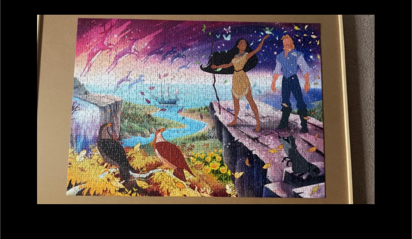 Ravensburger pocoontis puzzle.