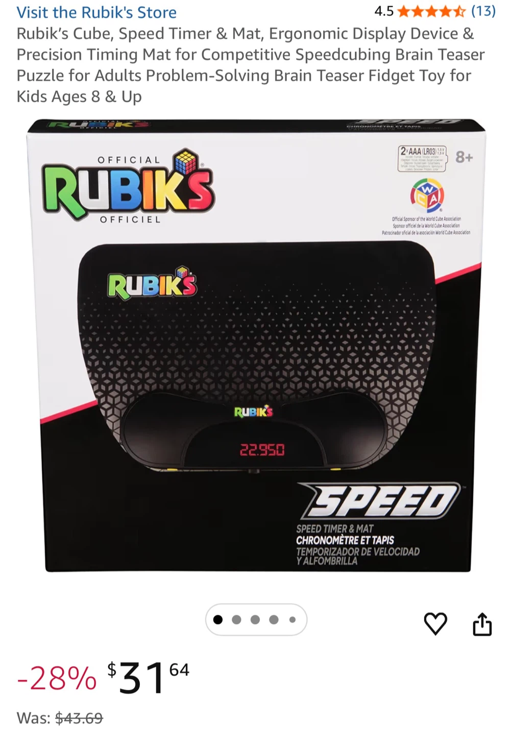 Rubik's Speed Timer & Mat - photo 4