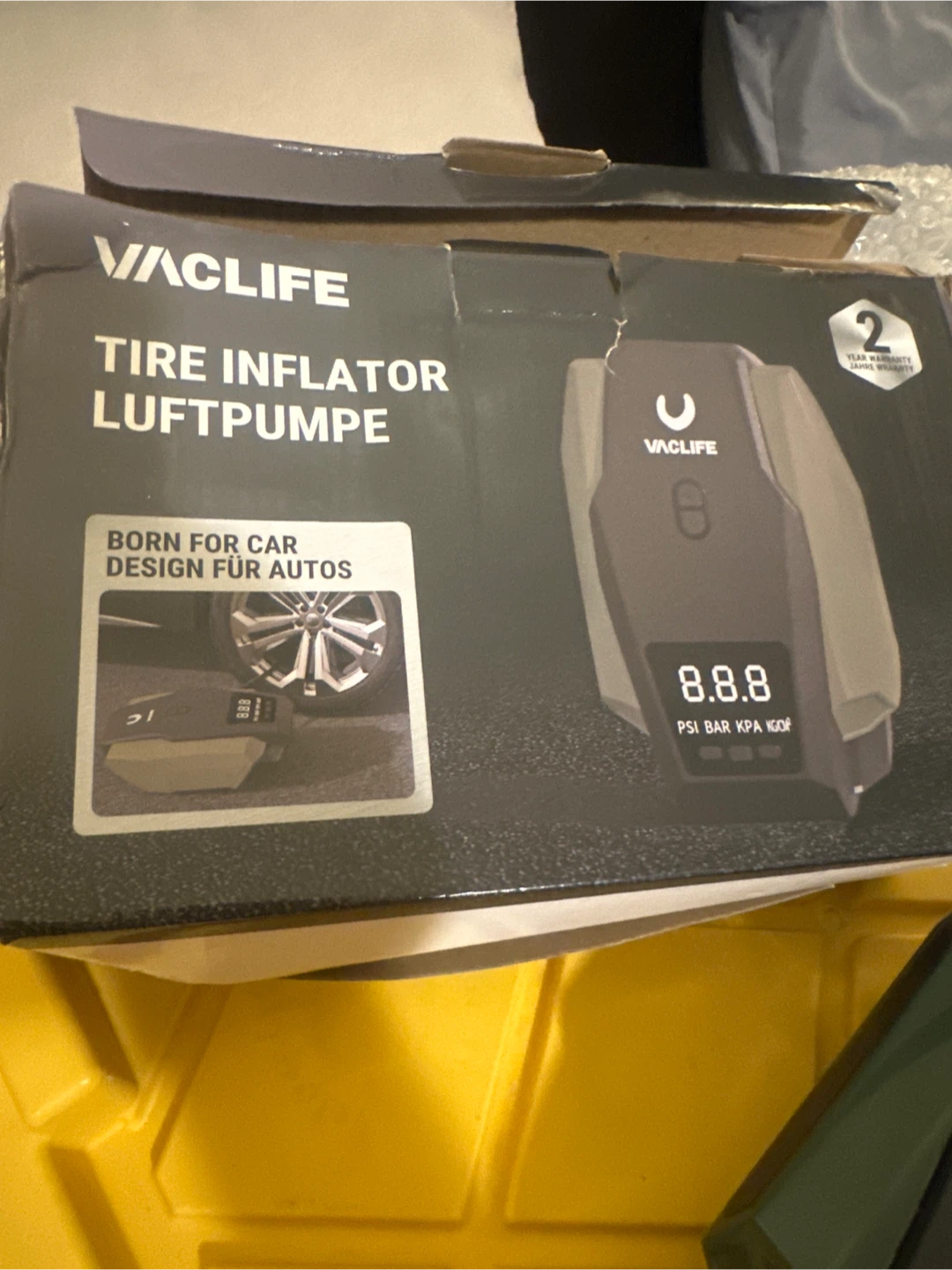 VACLIFE Portable Tire Inflator - photo 3