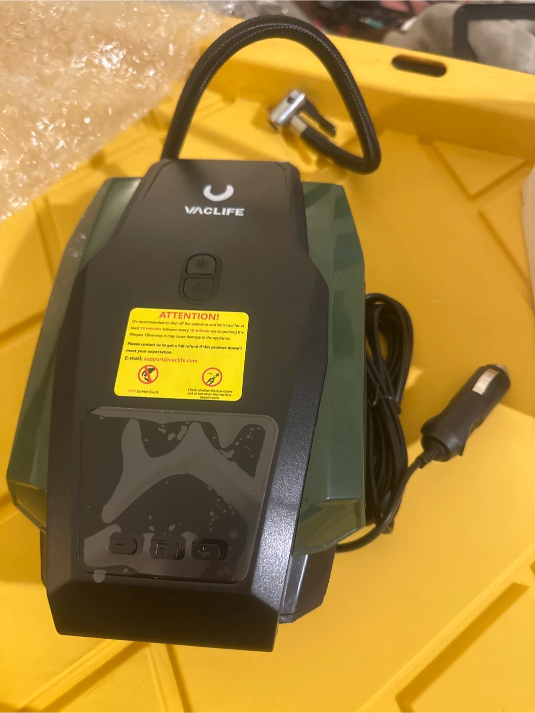 VACLIFE Portable Tire Inflator