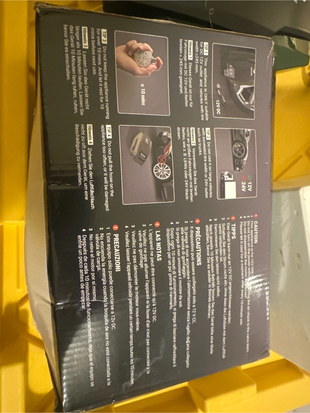 VACLIFE Portable Tire Inflator - photo 2