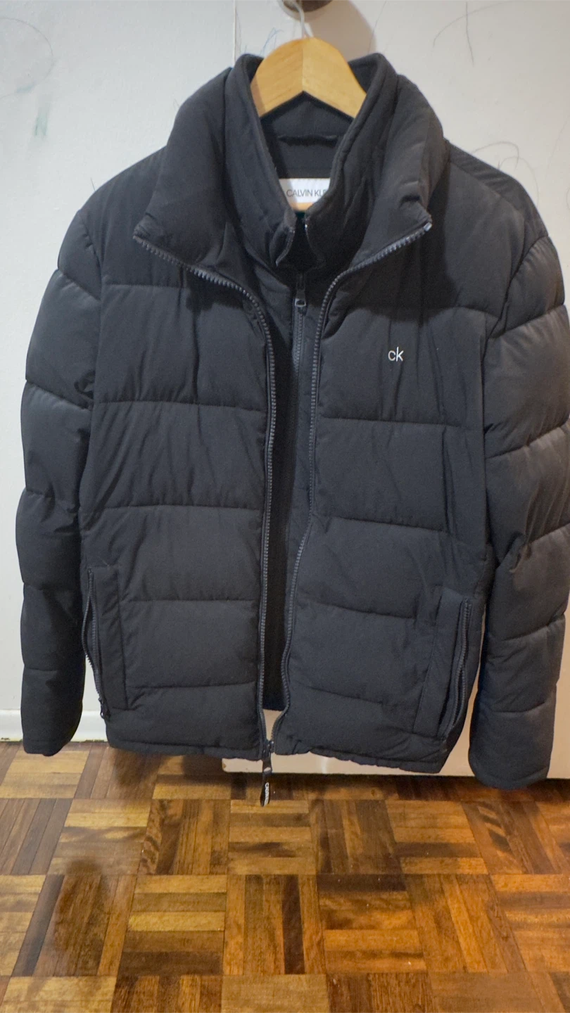 Calvin Klein Puffer Jacket - Black - Medium - photo 3