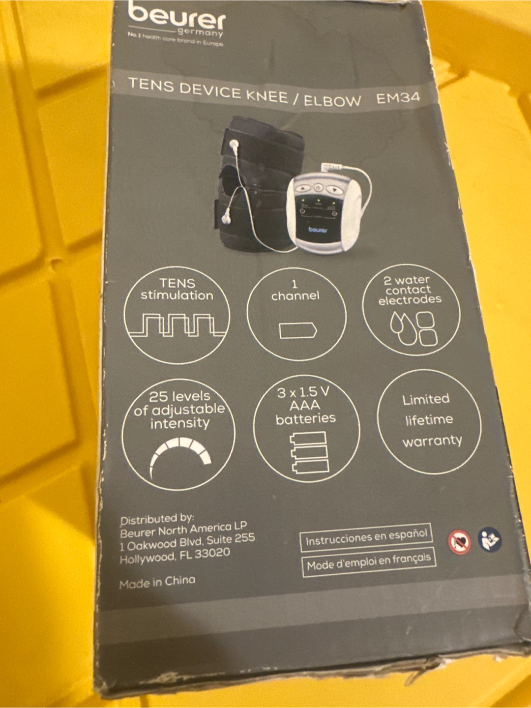 Beurer EM34 TENS Device Knee/Elbow 2-in-1 - photo 2