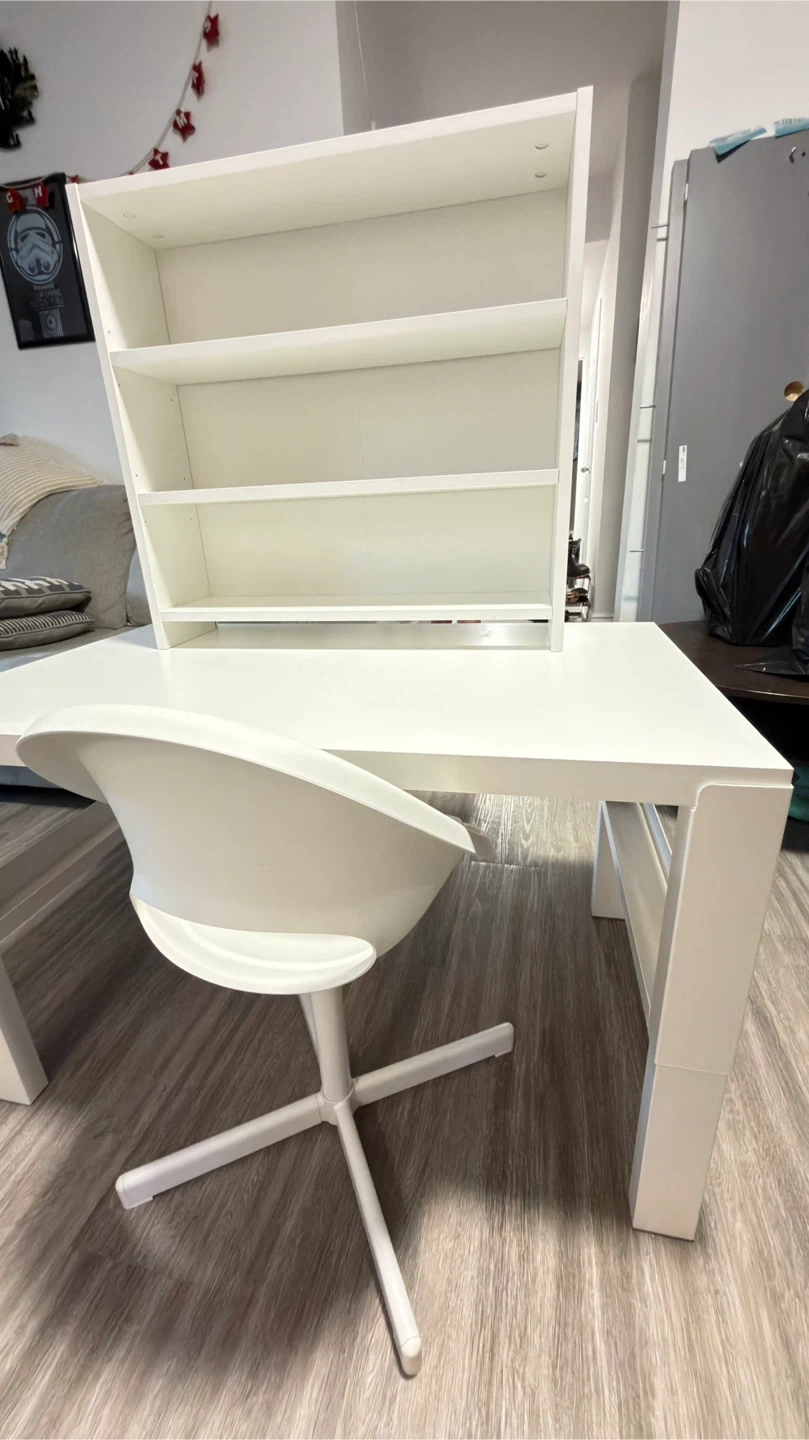 Kids Adjustable Desk with Add-On Shelf & Chair - photo 2