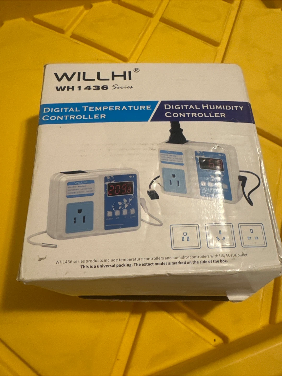 WILLHI WH1436 Series Digital Temperature and Humidity Controller