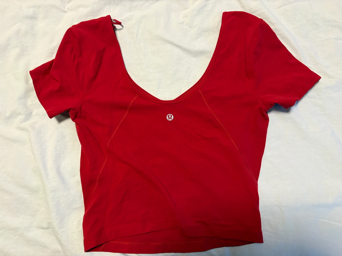 Lululemon Red Align Tee - Size 6