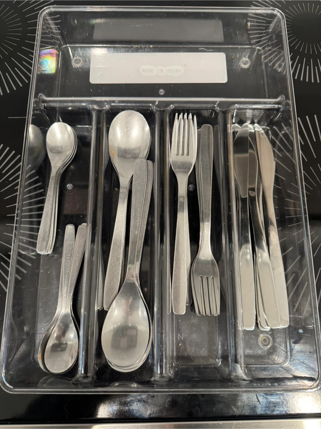 Cutlery sets with Organizer Tray