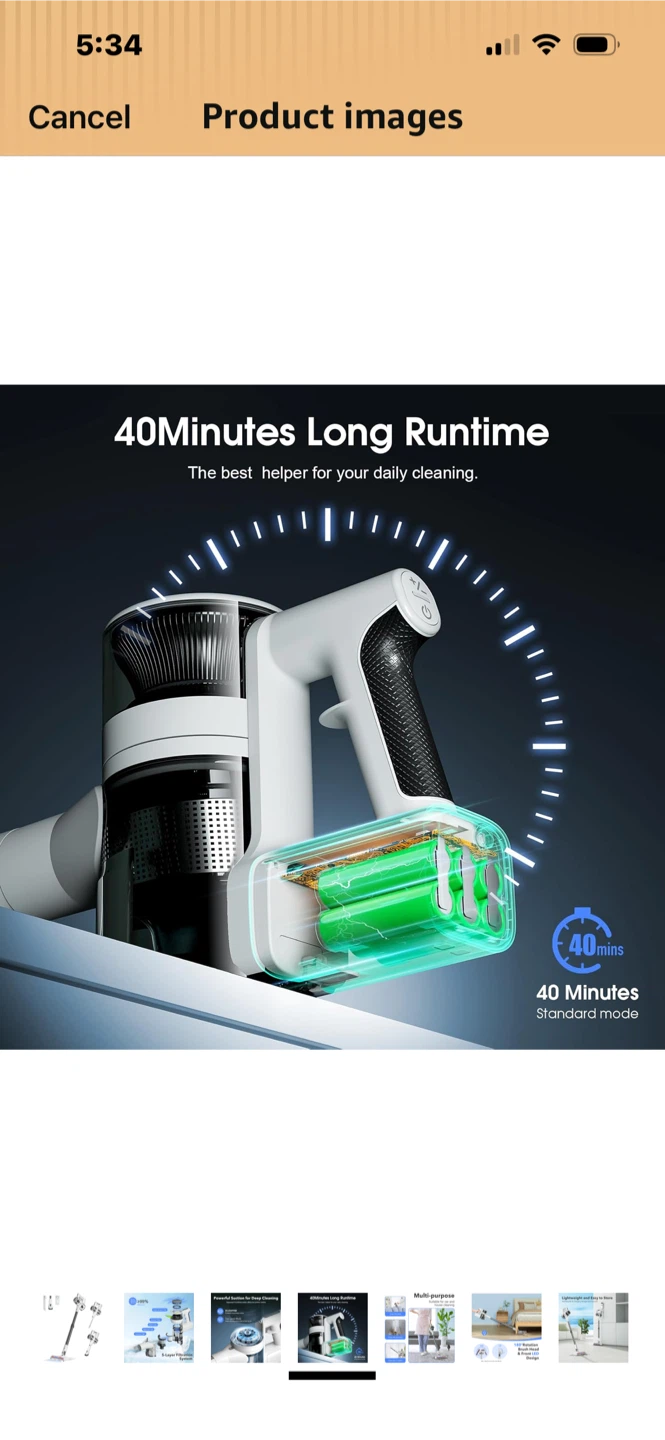 Ljuren 4 in 1 Cordless Vacuum Cleaner - photo 4