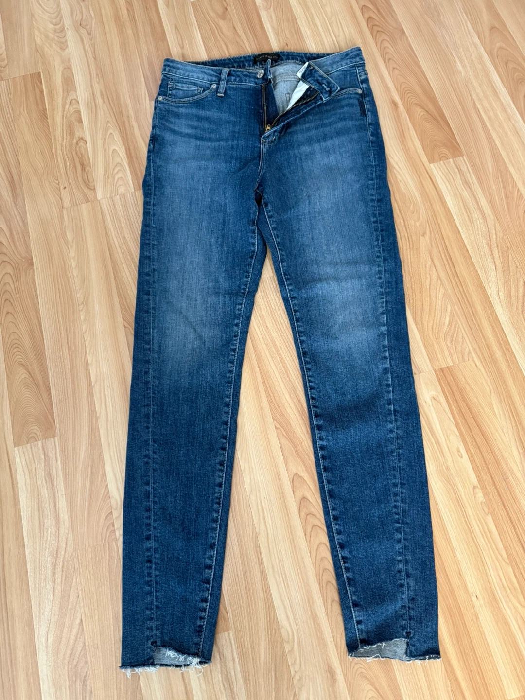 Silver skinny jeans