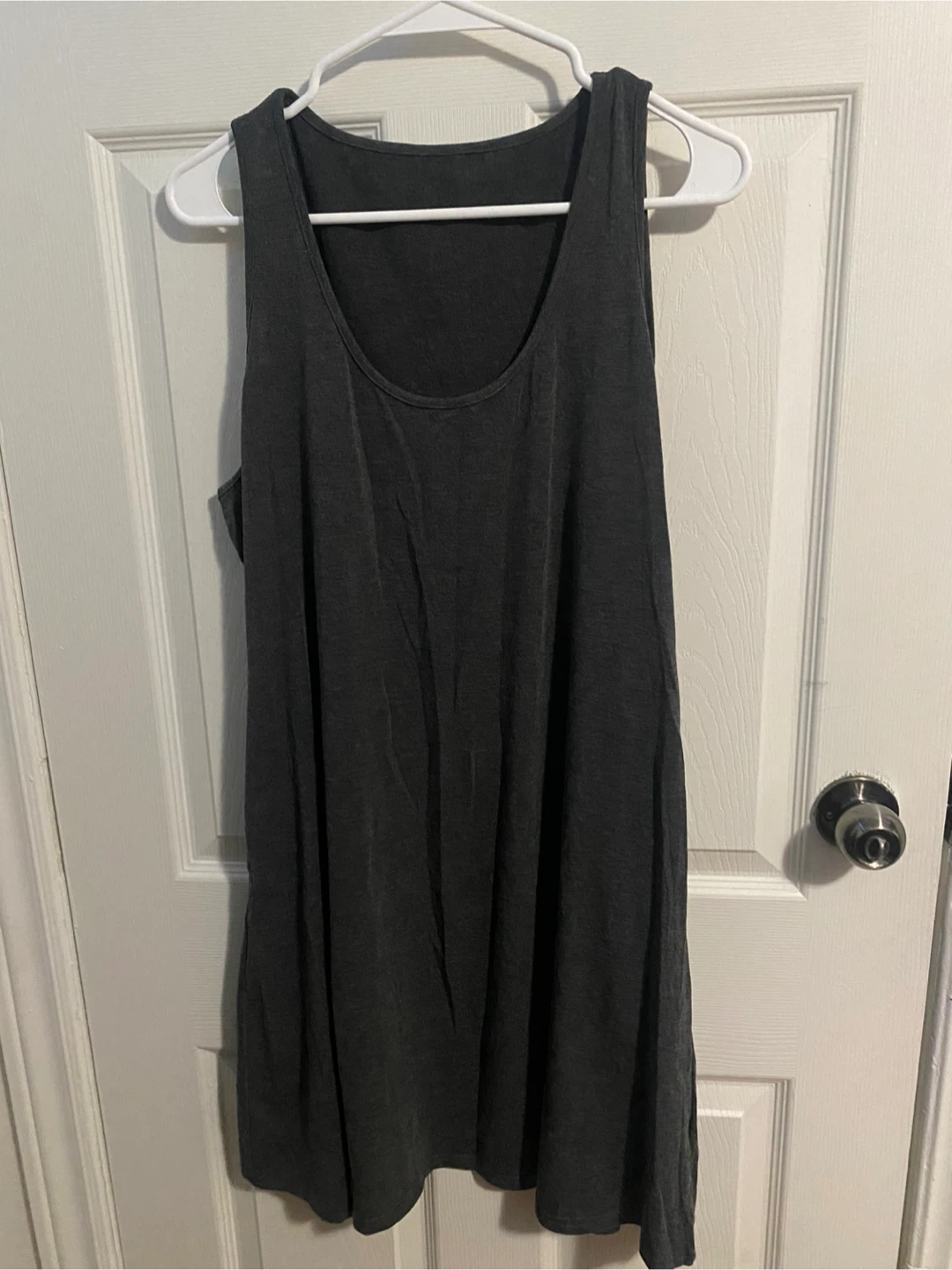 Dark Grey Tank Top Dress