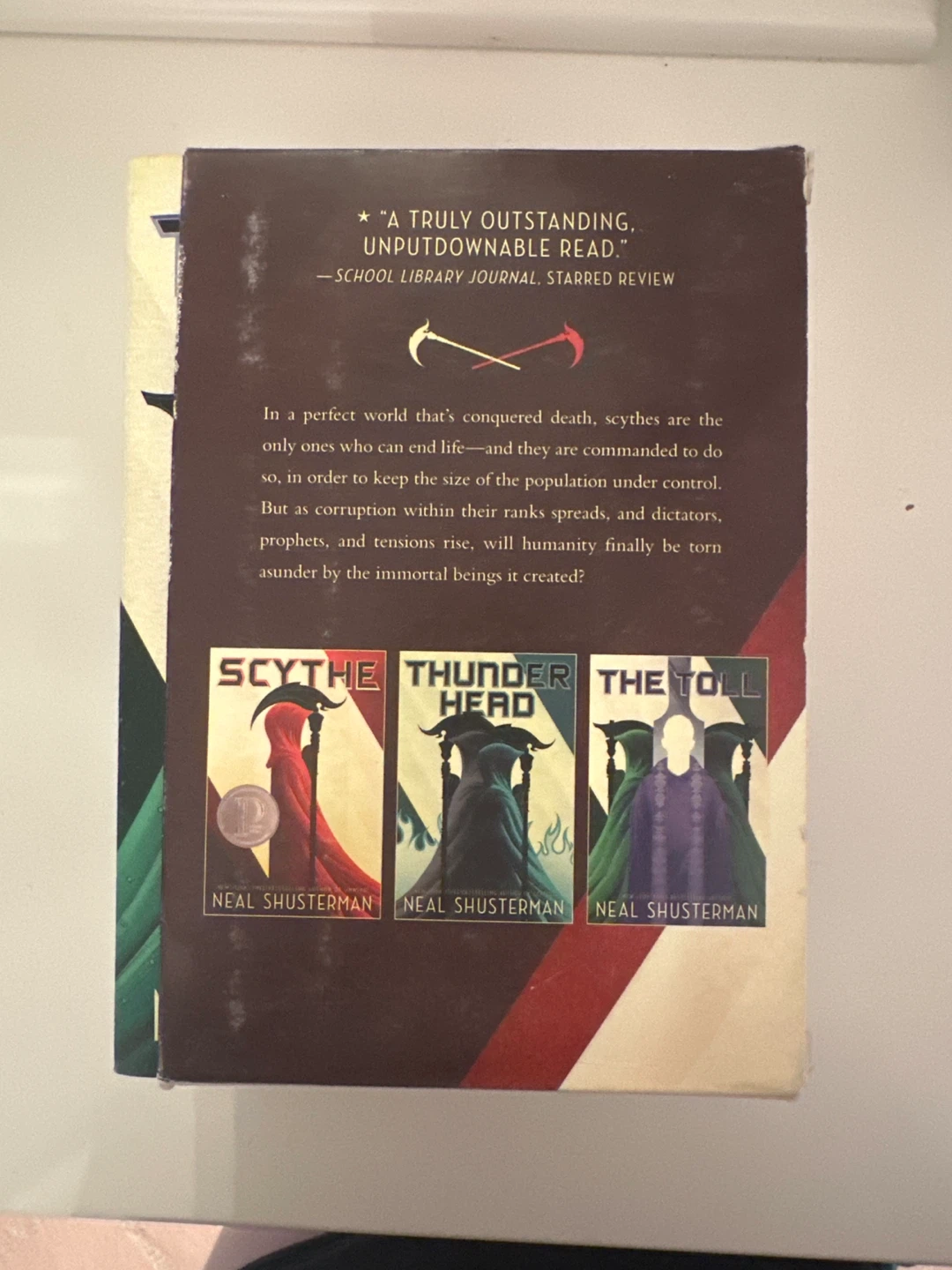 The Arc of a Scythe Paperback Trilogy by Neal Shusterman - photo 4