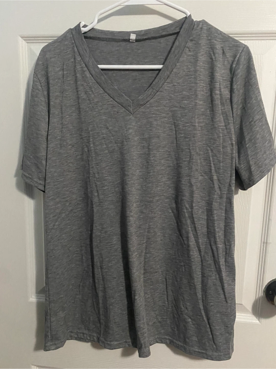 Grey V-Neck T-Shirt