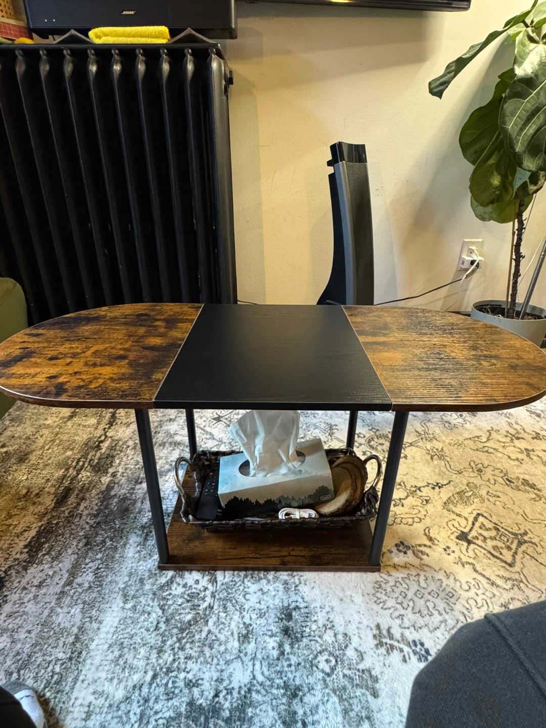 Coffee Table with Storage Shelf - photo 2
