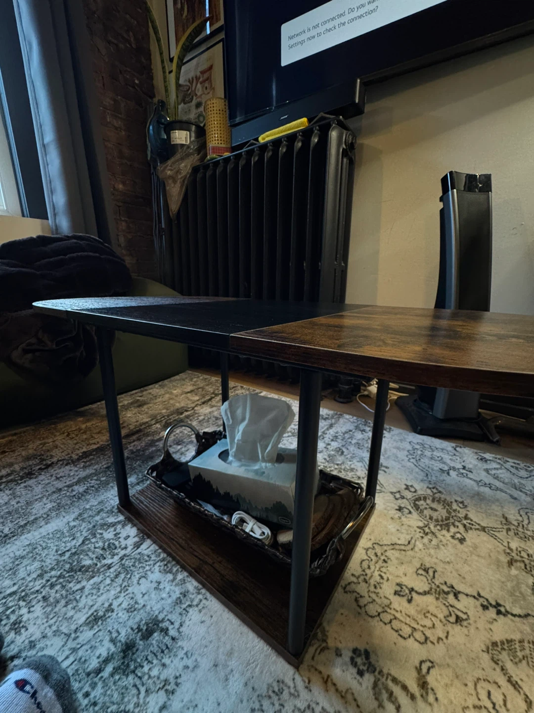 Coffee Table with Storage Shelf