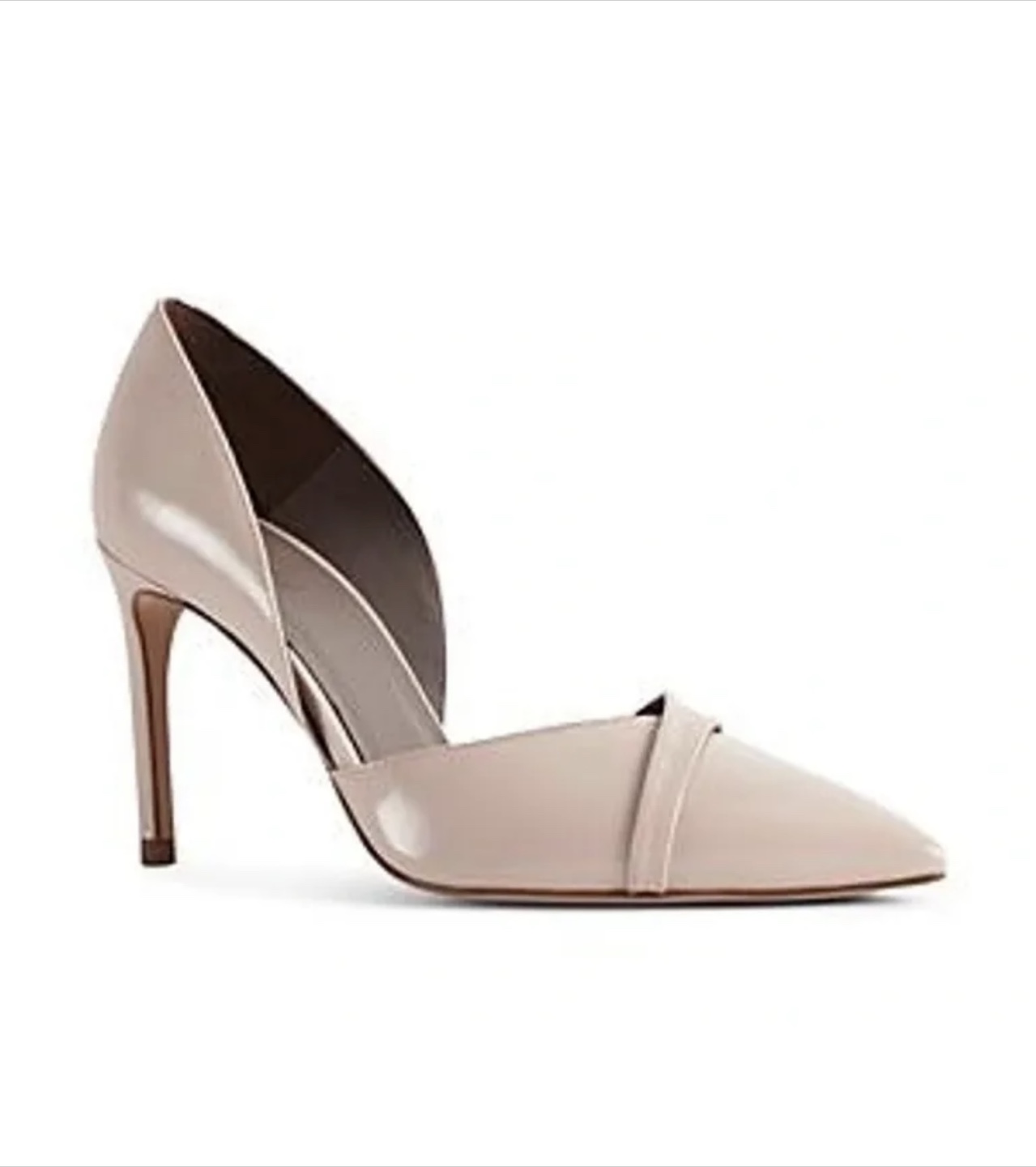 Reiss Georgia Nude Patent Leather D’orsay Pumps Size 6.5