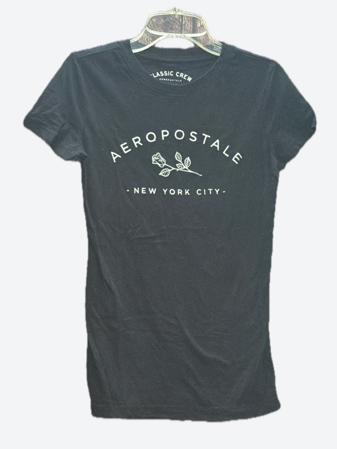Aeropostale Classic Crew T-Shirt - Black