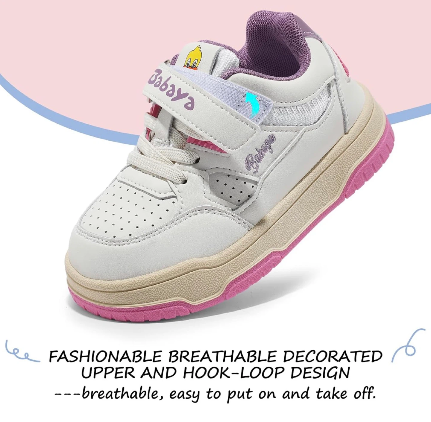 Little kids, girls running shoes, size  2.5, new - photo 2