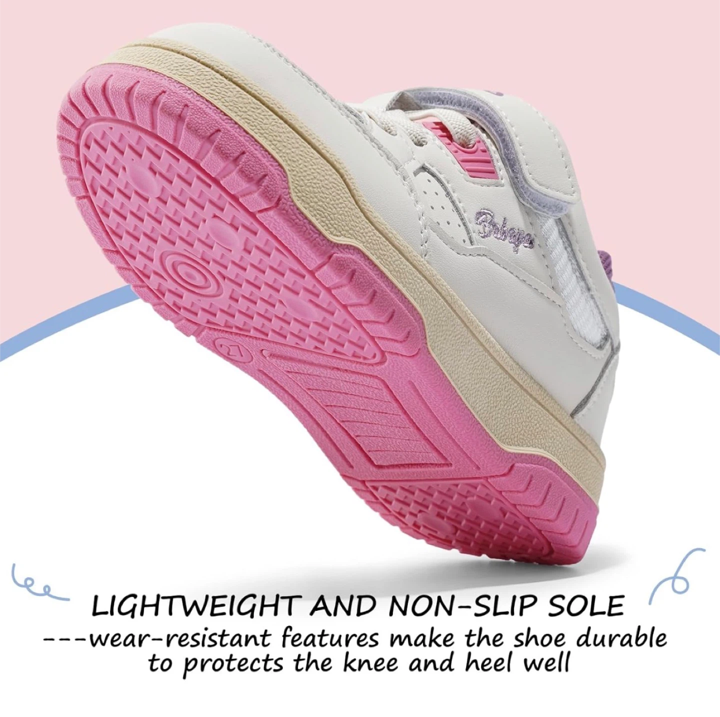 Little kids, girls running shoes, size  2.5, new - photo 4