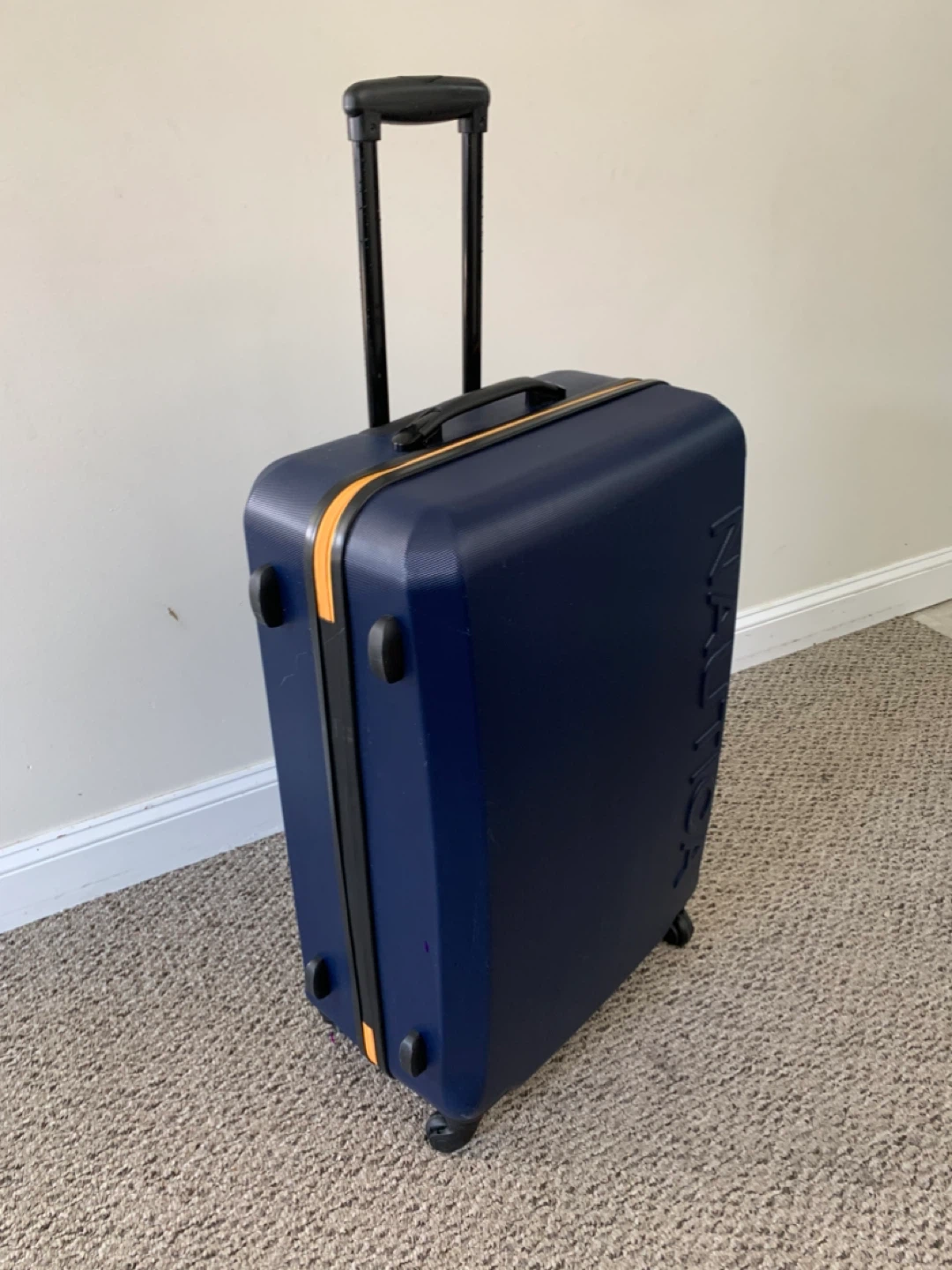 Luggage / Suitcase - Nautica Navy Blue Hardside Spinner Bag - photo 2