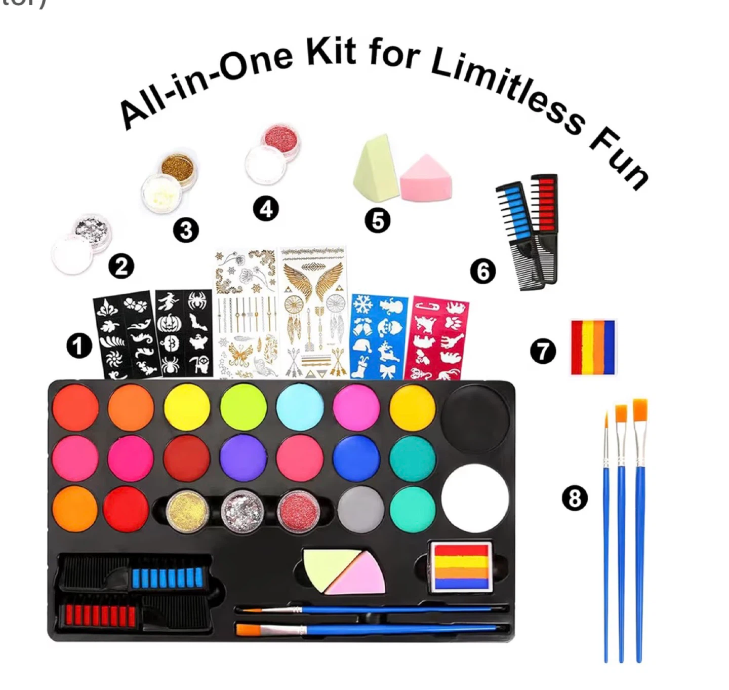 Face painting kit for kids, new - photo 2