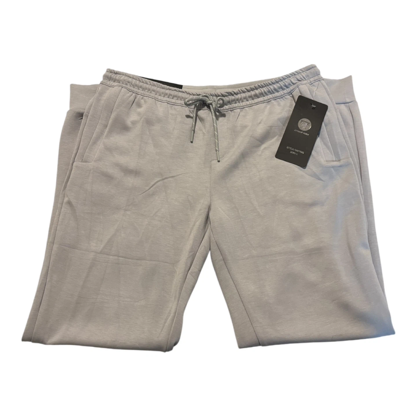 ATTRACT POWER Men's Joggers - Size L - Light Gray - photo 2