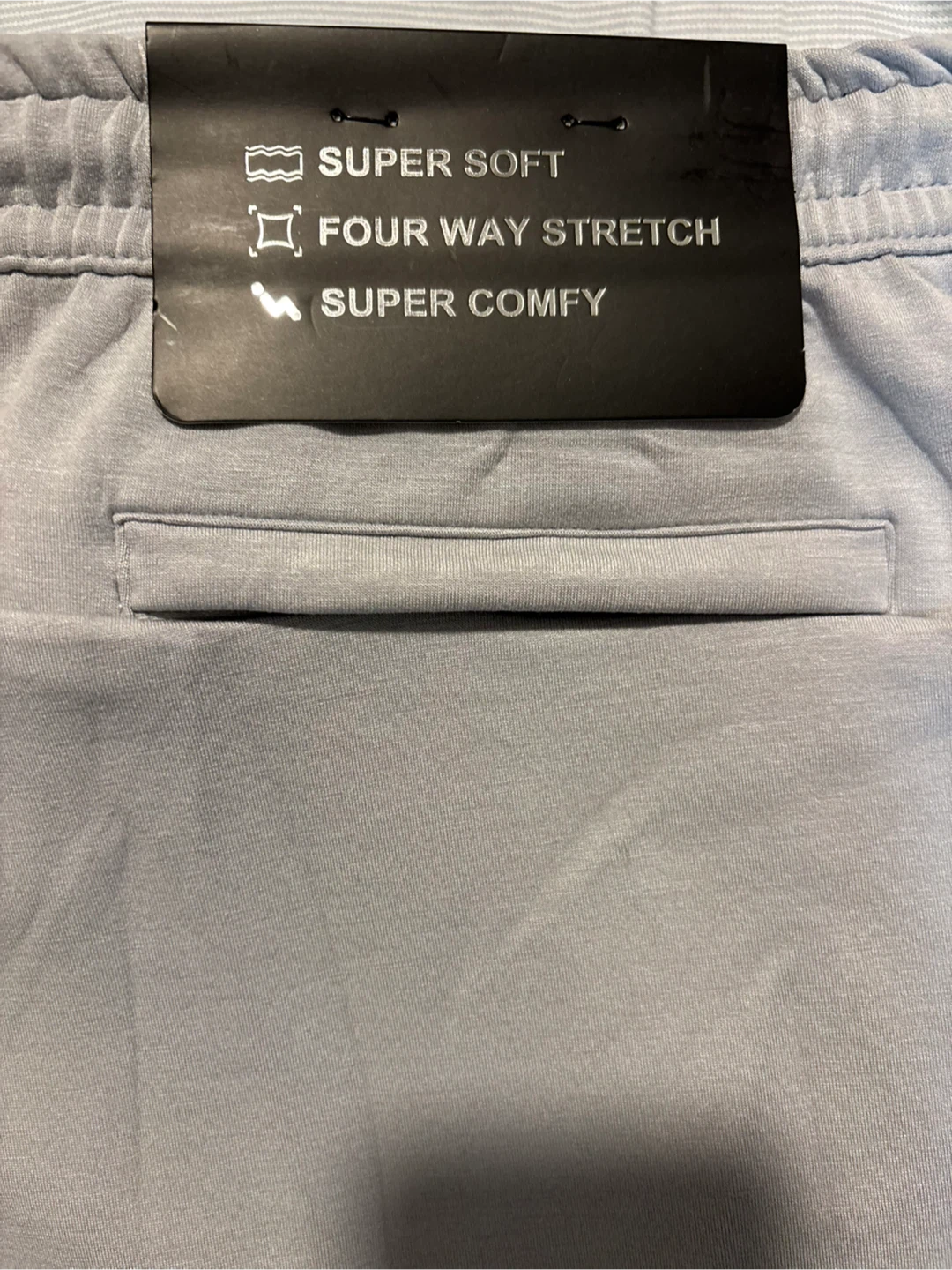 ATTRACT POWER Men's Joggers - Size L - Light Gray - photo 4