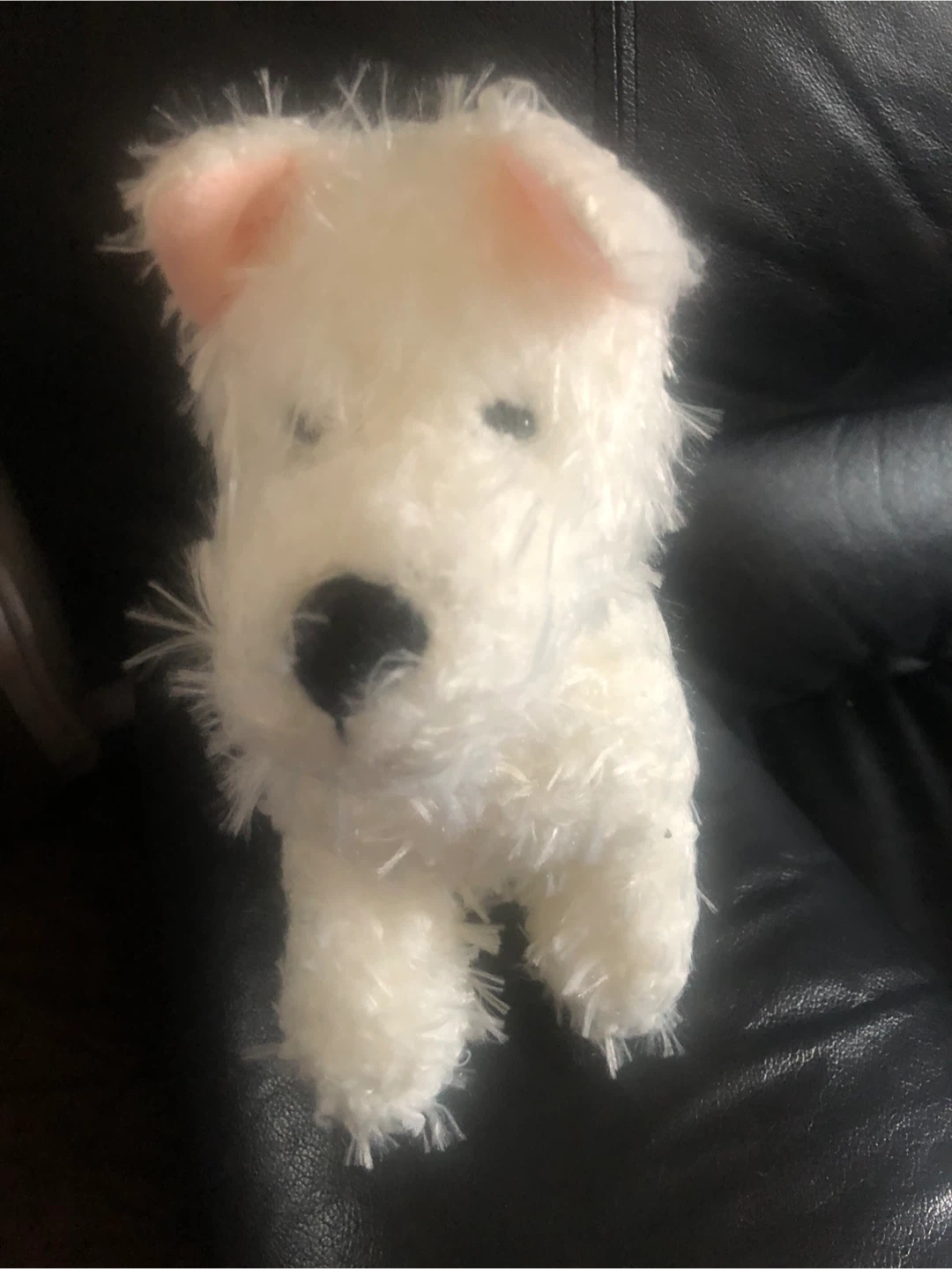 White Fluffy Lama  Plush Toy