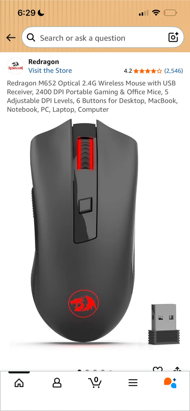 Wireless Gaming Mouse - photo 2
