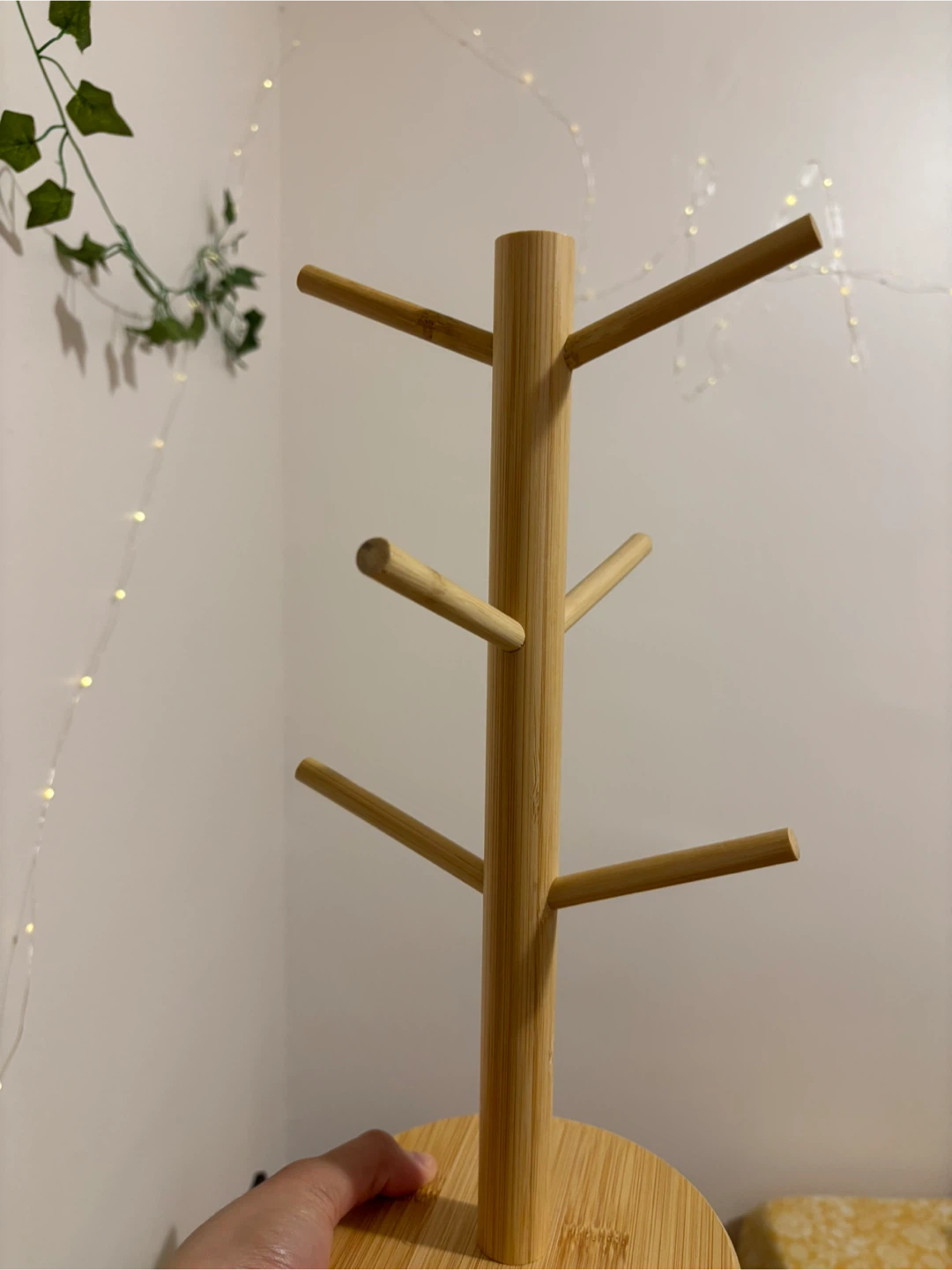 Bamboo Mug Tree Holder